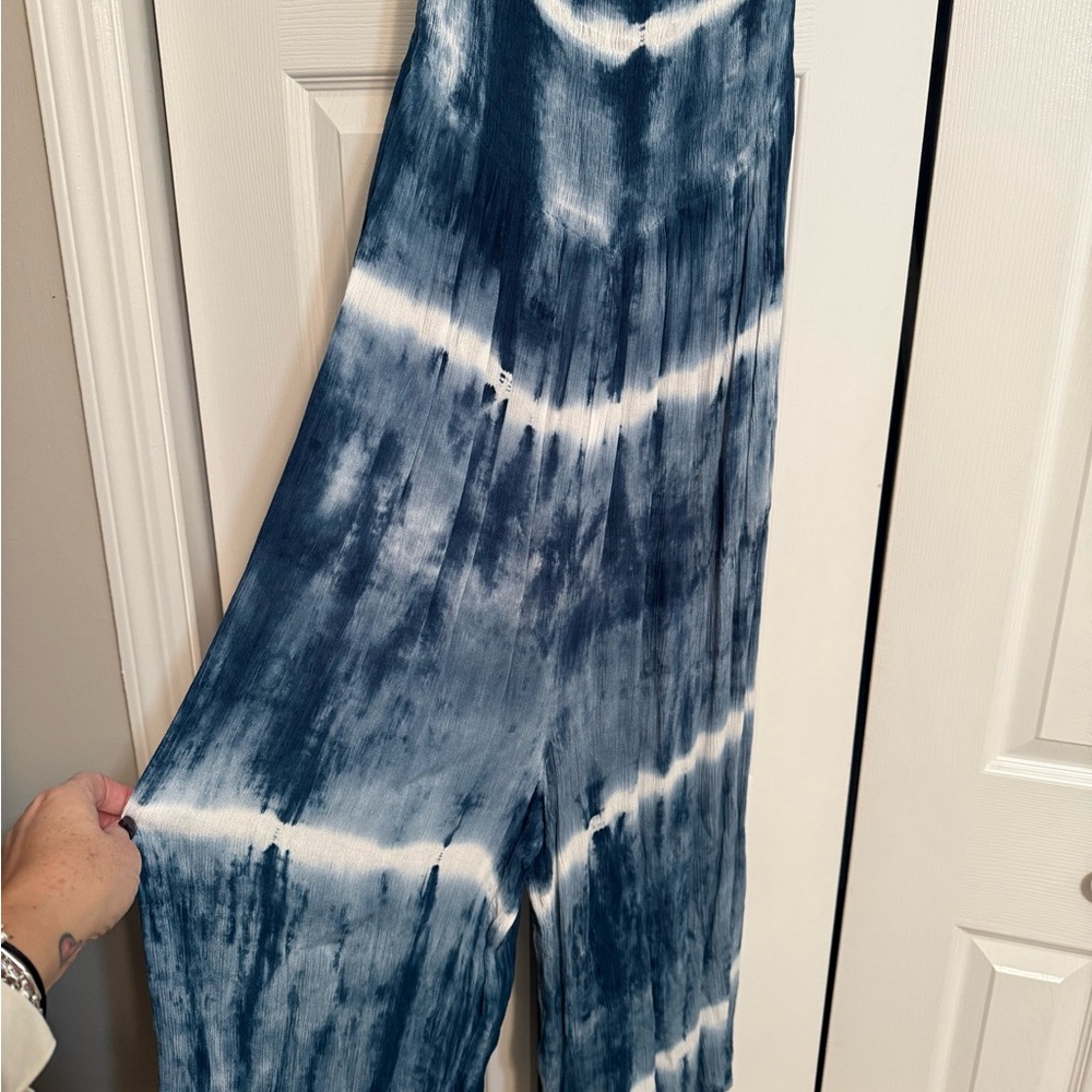 Swimsuits For All Blue Tie-Dye Top